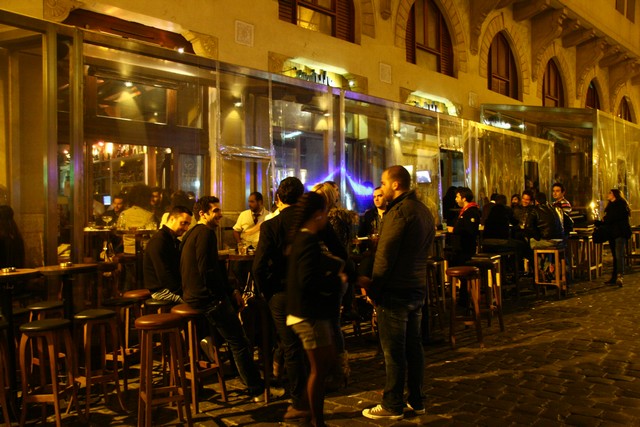 Uruguay Street on Friday Night 